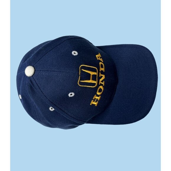 Honda Hat Cap Adults OSFA Blue Strap Back‎ Adjustable Embroidered Logo Mens - Picture 8 of 9